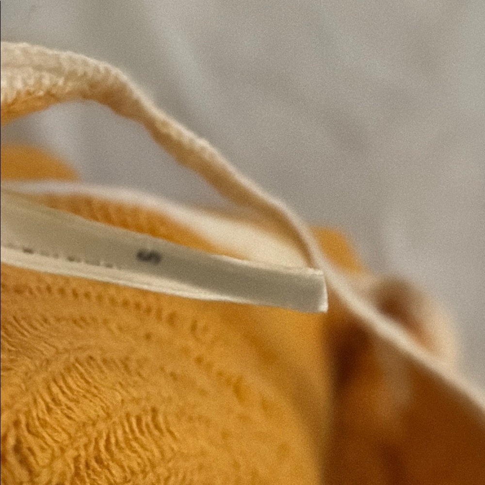 Max Studio Yellow Ribbed Camisole Tank Top - Picture 5 of 5